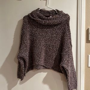 Free people purple sweater